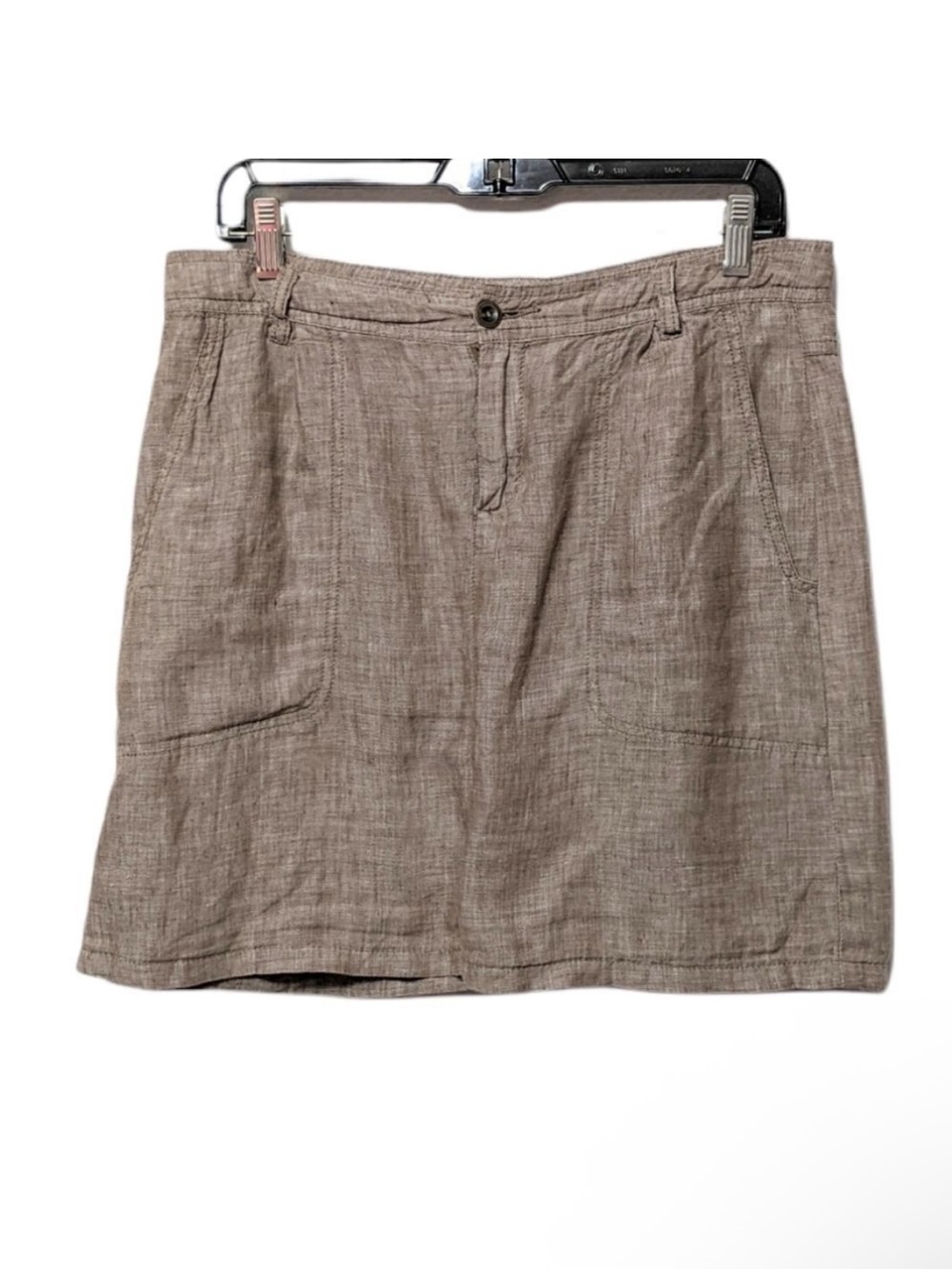 HORNY TOAD 100% Linen Skirt 6